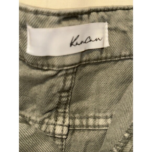 NWT KanCan Olive Green Mini High Rise Cutoff Shorts Size-11/29 - Picture 7 of 13